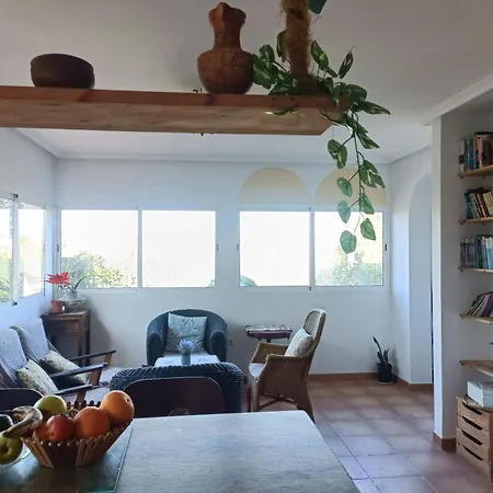Bedroom With Private Bathroom And Two-Bedroom Family Suite In Quiet Forest Country House 80M2 Large Swimming Pool Music Town Lliria The Garden And Swimmingpool And Garden Are Shared Room photo